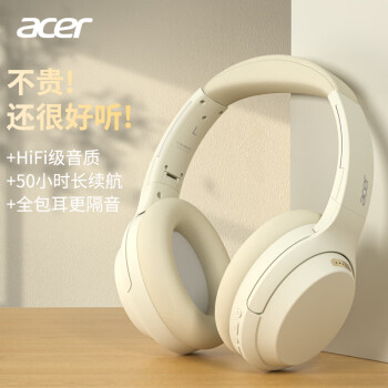 宏碁(Acer)OHR205头戴式无线蓝牙耳机游戏音乐运动长